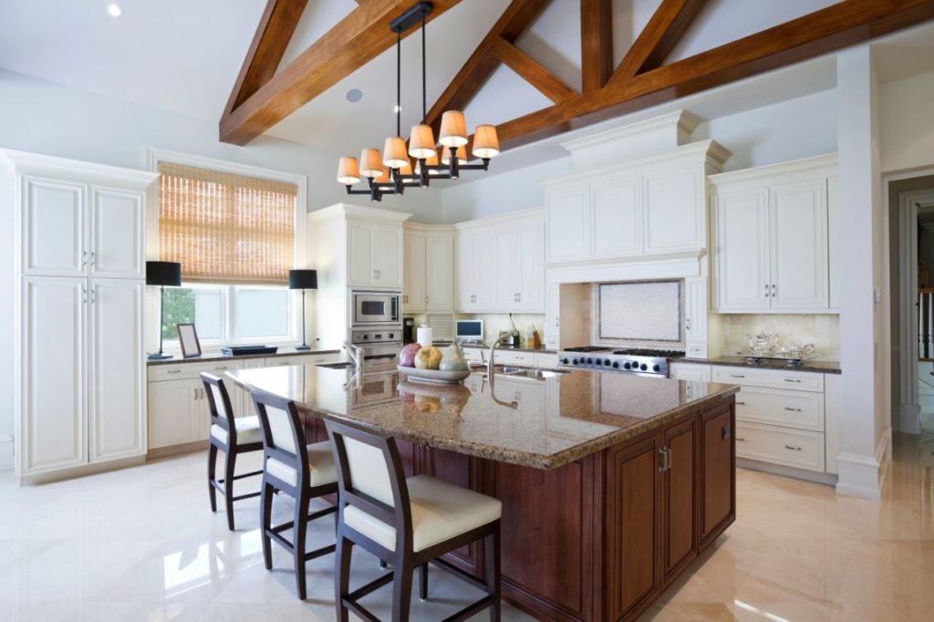 Exposed Beams for Remodeling Kitchen Ceiling