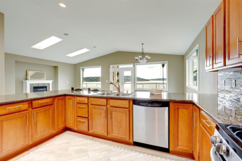 Vaulted Kitchen Ceiling