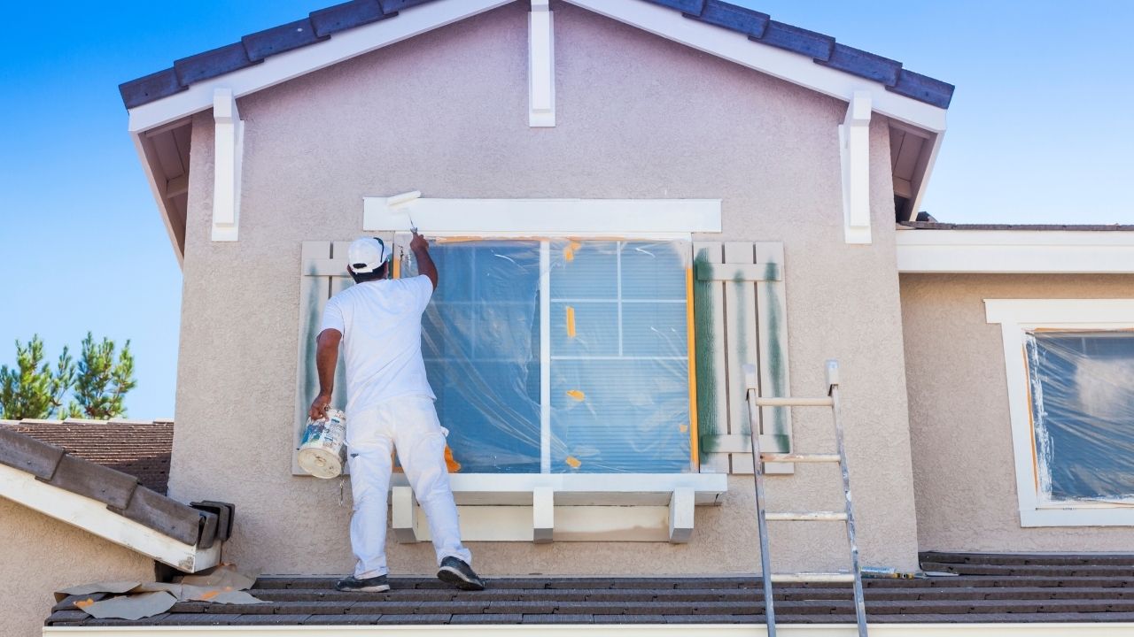 is it safe to use water-based paints for exterior?