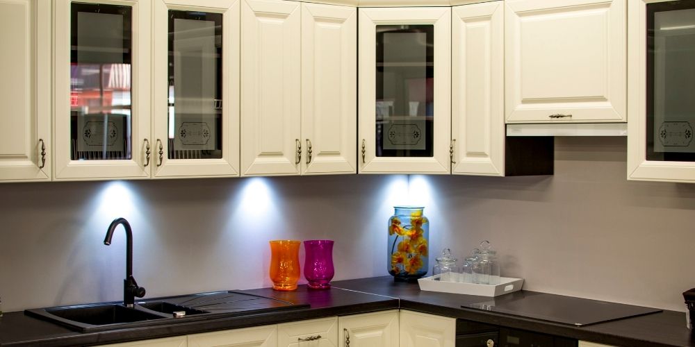 are glass front cabinets more expensive